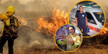La región envió a sus brigadistas para combatir los incendios en Corrientes y Misiones