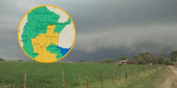 Alerta por tormentas fuertes en toda la provincia de Santa Fe