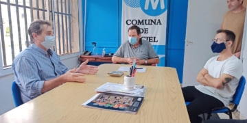 Capitani visitó instituciones de Maciel y dialogó sobre nuevos proyectos
