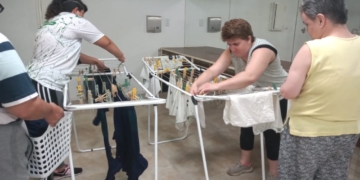 El Centro Integral Inclusivo de Centeno sumó el taller de «lavadero inclusivo»