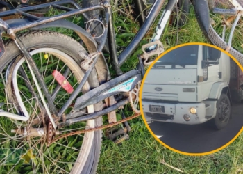 Milagro en Timbúes: un camión embistió a un ciclista de 69 años en Ruta 11