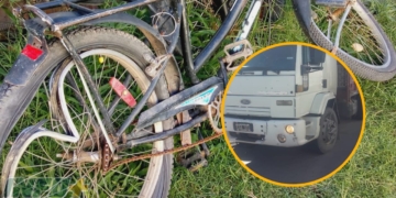 Milagro en Timbúes: un camión embistió a un ciclista de 69 años en Ruta 11