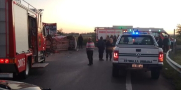 Identificaron a las tres víctimas fatales del trágico accidente en Timbúes