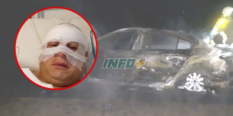 El remisero de Monje fue internado en el HECA: “Gracias a Dios puedo contarla”