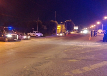 Gran operativo de control policial en Maciel: se labraron 16 multas