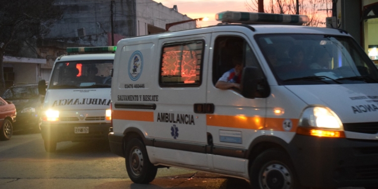 Un hombre de Totoras herido tras chocar en su bicicleta contra un auto
