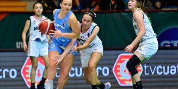 Con 10 puntos de Angelina Giacone, Argentina ganó en su debut del Sudamericano