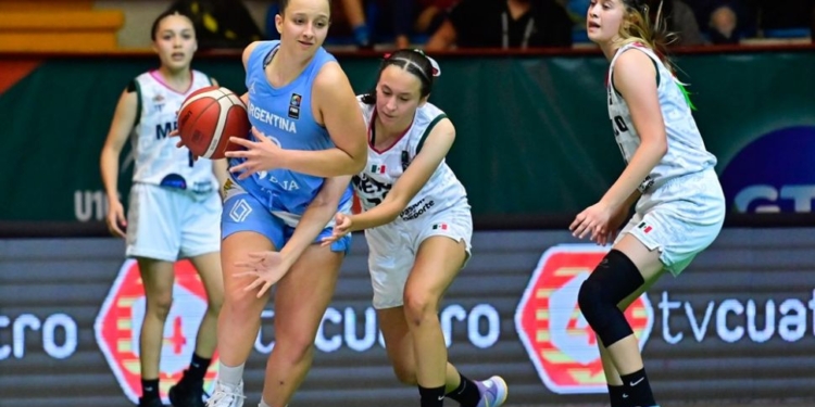 Con 10 puntos de Angelina Giacone, Argentina ganó en su debut del Sudamericano