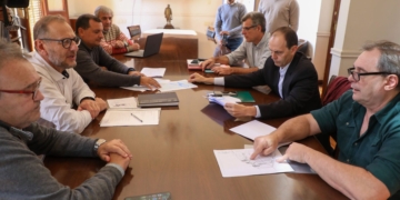 Caos de camiones: Chiminello, Drovetta y Rasetto se reunieron con Provincia