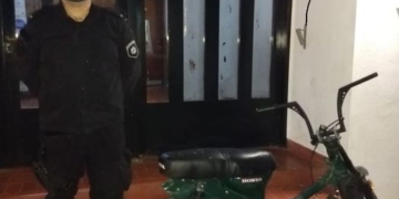 Recuperaron en Barrancas una moto robada en Coronda