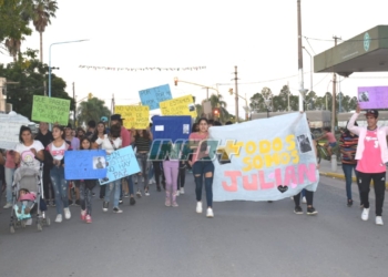 San Genaro marchó en pedido de justicia por Julián: «Que caigan todos»
