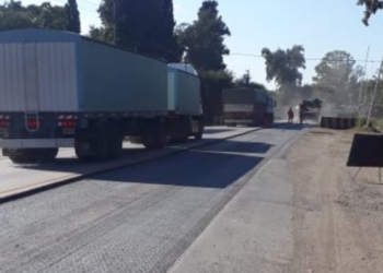 Caos en La Ribera: realizan obras mientras llegan miles de camiones