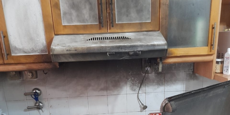 Susto por un principio de incendio en una vivienda de Barrancas