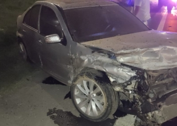 Un joven fue hospitalizado tras chocar contra el guardarraíl de autopista