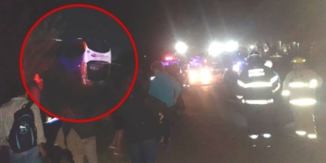 Despistó un colectivo Tata Rápido en Timbúes: hay 5 heridos