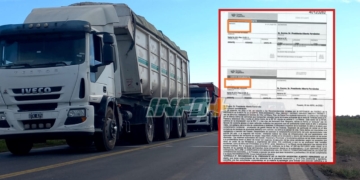 Caos de camiones: vecinos enviaron carta documento a Alberto Fernández y Perotti