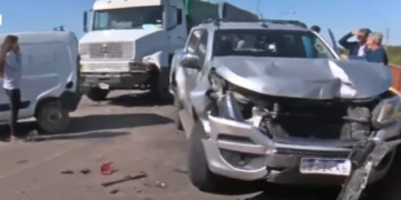 Corte total en Ruta 34 por un accidente entre 7 vehículos