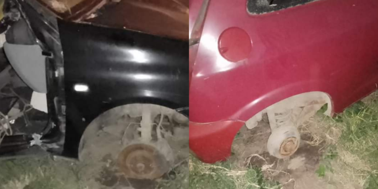 Robaron cuatro ruedas de autos del cuartel de bomberos de Serodino