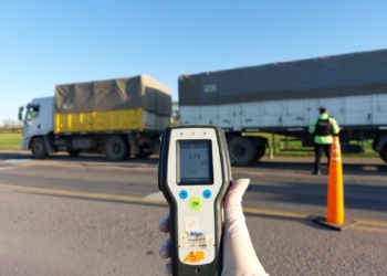 Un camionero fue detectado con alcoholemia positiva en San Genaro