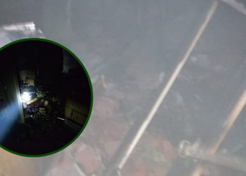 Se incendió una vivienda en Clason y hubo dos personas afectadas por el humo