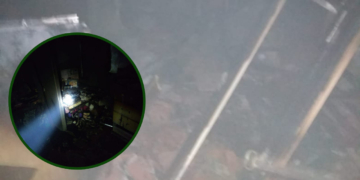 Se incendió una vivienda en Clason y hubo dos personas afectadas por el humo