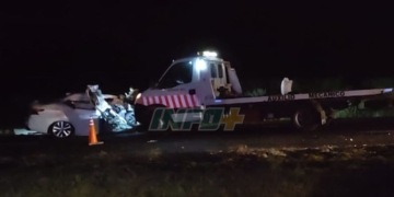 Barrancas: tres fallecidos y un herido grave en un accidente sobre autopista