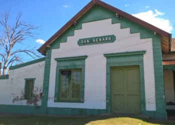 San Genaro: comenzó la restauración de la histórica estación de trenes
