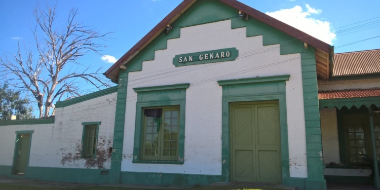 San Genaro: comenzó la restauración de la histórica estación de trenes