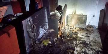 Manipulaba combustible en su casa en San Genaro y se produjo un incendio