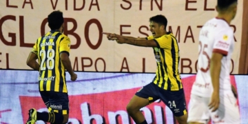 El pibe Véliz marcó su primer gol en la máxima división del fútbol argentino