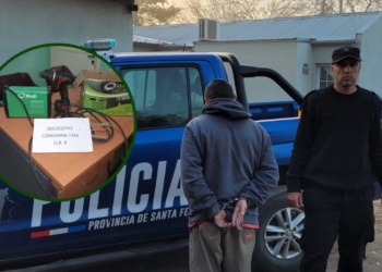 Ingresó a robar a una obra en construcción en Andino y fue detenido