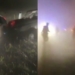 Neblina, humo y accidente múltiple entre Gaboto y Maciel