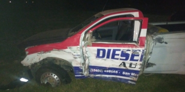 Un hombre herido al chocar una camioneta y un camión en Ruta 34