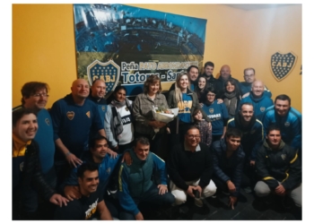La Peña de Boca Juniors en Totoras inauguró su sede: “Invitamos a todos a sumarse”