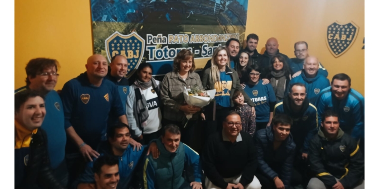 La Peña de Boca Juniors en Totoras inauguró su sede: “Invitamos a todos a sumarse”