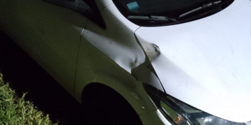 San Genaro: esquivó una moto sin luz en Ruta 65 y terminó entre los pastizales