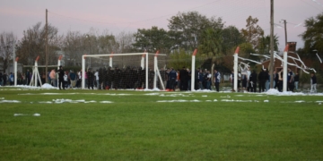 El clásico terminó con violencia en Maciel, balas de goma y gas pimienta