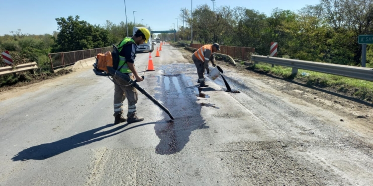 Segunda jornada de obras sobre la Ruta 11: hay demoras