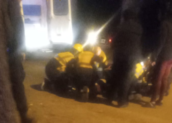 Un joven de Diaz chocó en moto contra un auto en San Genaro