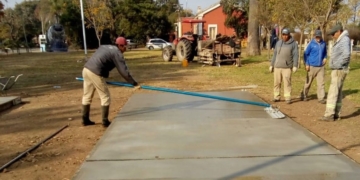 Maciel: comenzó la renovación y parquizado del predio del ferrocarril