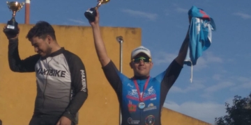 Ciclismo: un macielense subió al podio en el campeonato de la Ruta 9