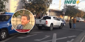 Robaron una camioneta a una familia de Barrancas: persecución, choque y detención 