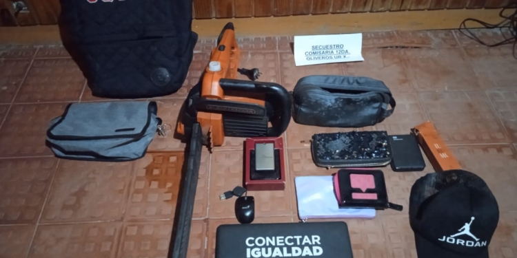Oliveros: robó en dos domicilios, se escondió en otro y fue detenido