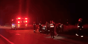 Una pareja de Maciel despistó en San Genaro sobre Ruta 34