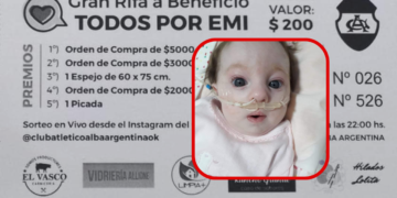El Club Alba Argentina lanzó una rifa para ayudar a Emi