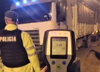 Detectaron un camionero con alcoholemia positiva en San Genaro