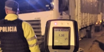 Detectaron un camionero con alcoholemia positiva en San Genaro