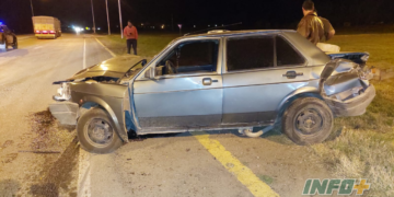San Genaro: un auto y un camión impactaron en el cruce de rutas