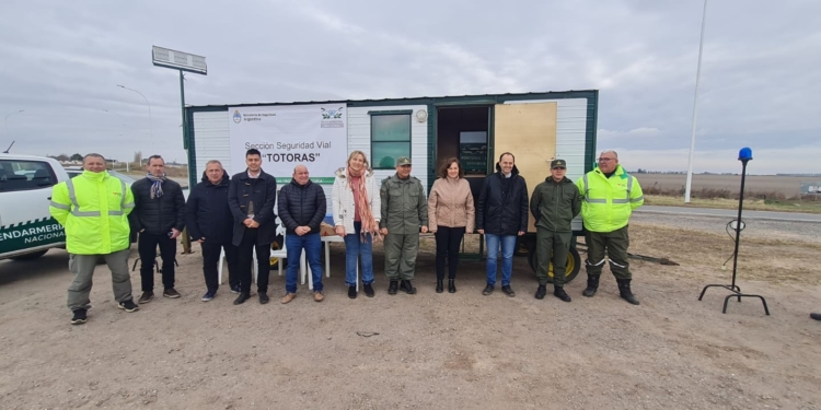 Totoras entregó una casilla para el puesto fijo de Gendarmeria