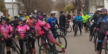 Se realizó el primer cicloturismo femenino regional entre Maciel y Gaboto